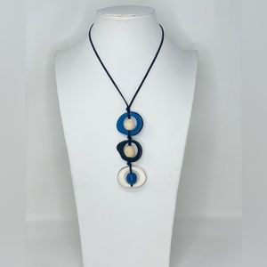 Handmade tagua nut set necklace and earrings